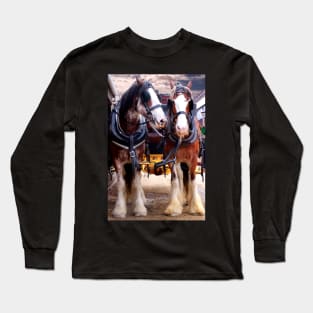 Pair of Working Horses Long Sleeve T-Shirt